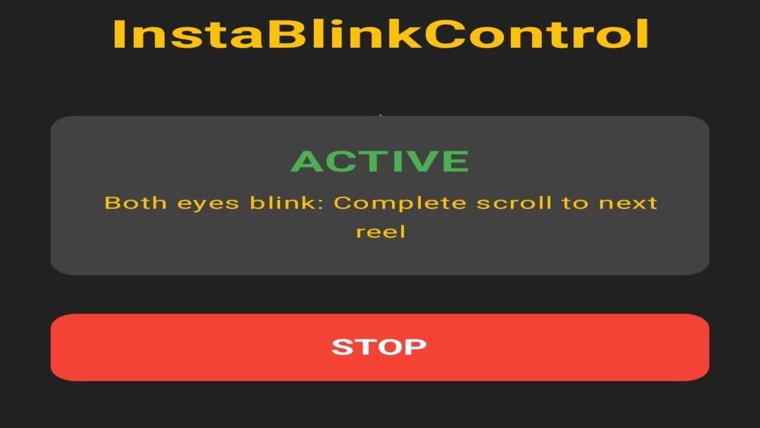 Blink Control Scroller